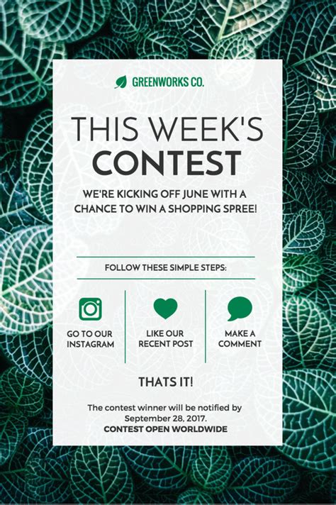 contest newsletter